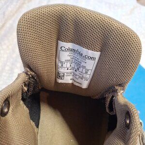 Columbia Birke Hiking Shoes Women's Sz 8 Brown/Tan Waterproof Leather YL6390-250